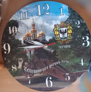 Годинник з козацькими символами Чернігова